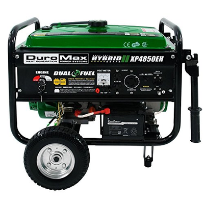 Duromax XP4850EH 3850 Running Watts/4850 Starting Watts Dual Fuel Electric Start