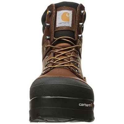 Pre-owned Carhartt Men's 8" Ground Force Composite Toe Waterproof Work Boots Peanut - Cme8