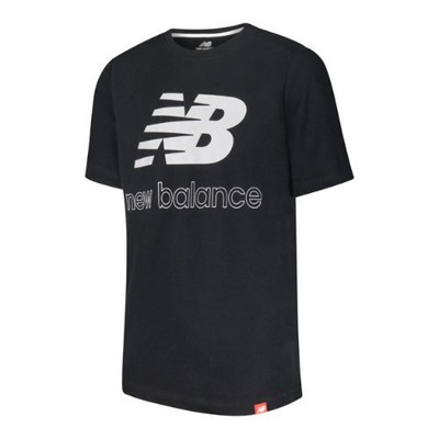 

Детский хлопковый топ New Balance Core, Черный