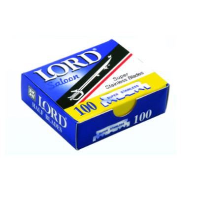 LORD Saloon Super Stainless Single Edge Blades 100 pcs Made in Egypt