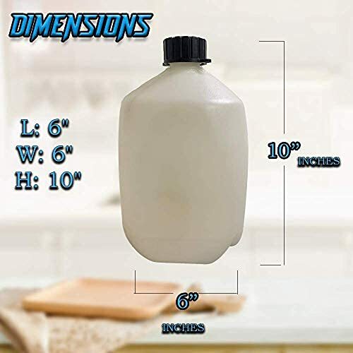 1 Gallon Utility Can with Nozzle -1 Gallon Gas Can Plastic - Gas Can 1 Gallon  
