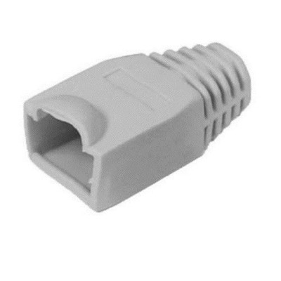 1000 Pcs LOT CAT5 CAT5E CAT6 RJ45 8P8C Connector Plug End Boot Cap Grey