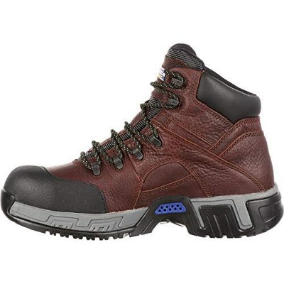Pre-owned Michelin Men's 6" Hydroedge Steel Toe Waterproof Work Boot Brown - Xhy662 Color In Color Brown