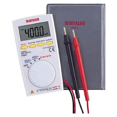 SANWA Pocket Size Digital Multimeter PM3 PM-3 New Japan