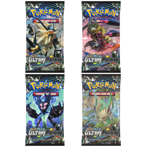 Sun & Moon Ultra Prism 12 Booster Pack Lot 1/3 Booster Box POKEMON TCG SM5