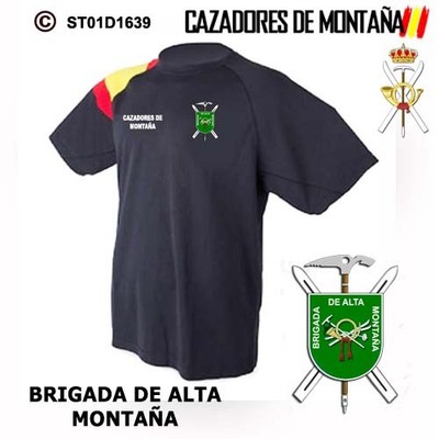 CAMISETAS TECNICAS CAZADORES DE MONTAÑA: BRIGADA DE ALTA MONTAÑA M1