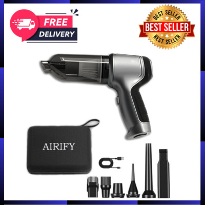 Airify Pro Vac V2, Airify Pro  Portable Air Blower/Car Vacuum 3-In-1 Handheld
