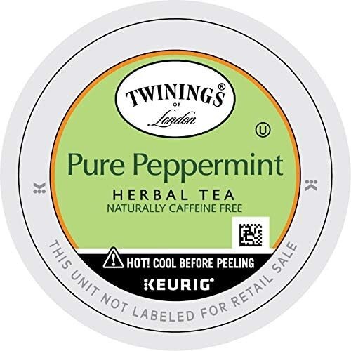 Twinings Pure Peppermint Herbal Tea K-Cup Pods 24/Box EXP-5/28/2024
