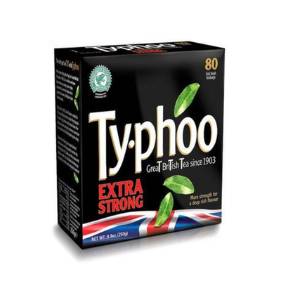 EAN 5060123601848 product image for Typhoo Extra Strong 80 Foil Fresh Teabags 250g | upcitemdb.com