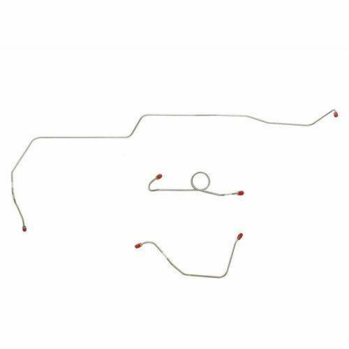 Front Brake Line Kit Fits Ford Mustang 1966 w/3pcs Power Drum Brakes-ZKT6602SS