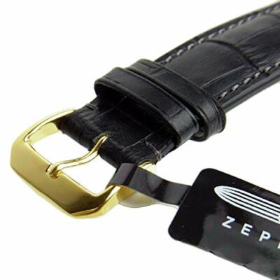 Pre-owned Zeppelin Watch 7038-1 Hindenburg Quartz 40 Mm Leather Belt From Japan
