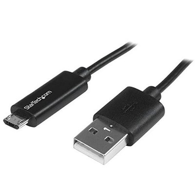 Startech.com 1m 3 Ft Micro-usb Cable With Led Charging Light - M/m - Usb To