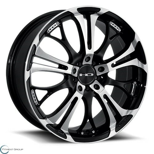 HD Wheels Spinout 6.5x15 Gloss Black Machined Face Rim for sale online ...