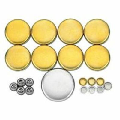 Milodon 34046 Freeze Plug Kit Brass Kit For Pontiac V8