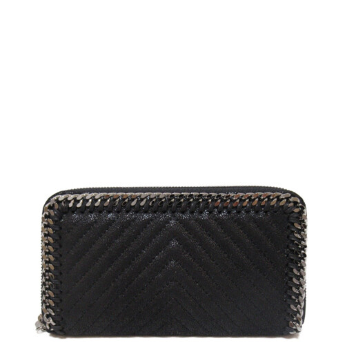 Stella Mccartney 300067 Zip Arroun Medium Logo Wallet