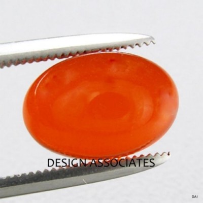 MEXICAN FIRE OPAL 4 x 3 MM OVAL CUT CABOCHON ALL NATURAL BEAUTIFUL COLOR