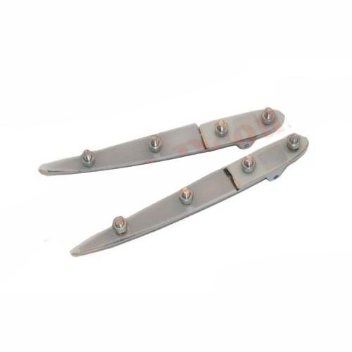 Bonnet Hood Hinges Set + Washers Chrome Plated Pair Morris Oxford 2 Units 