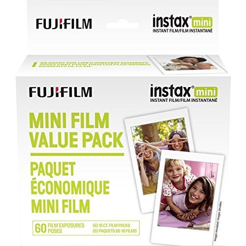 Fujifilm Instax Mini Instant Film Value Pack - (3 Twin Packs, 60 Total Pictures)