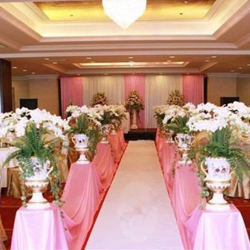 30FT White Wedding Venue Aisle Runner Marriage Ceremony Party Bride Decor Carpet