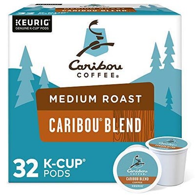 Caribou Blend Singleserve Keurig Kcup Pods Medium Roast Coff