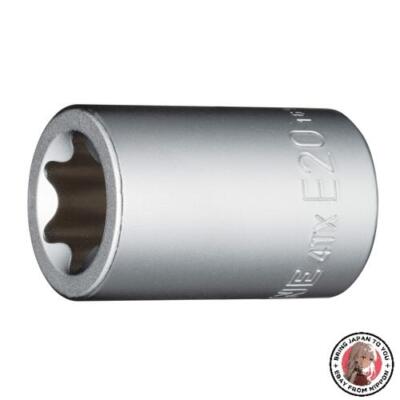 NEW TONE 4TX-E20 E-Type Torx Socket  0.5 inch (12.7 mm) Drive A from JAPAN