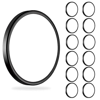 12Pack 3200lm LED Flush Mount Ceiling Light, Super 12in-12Pack(5000K) Black