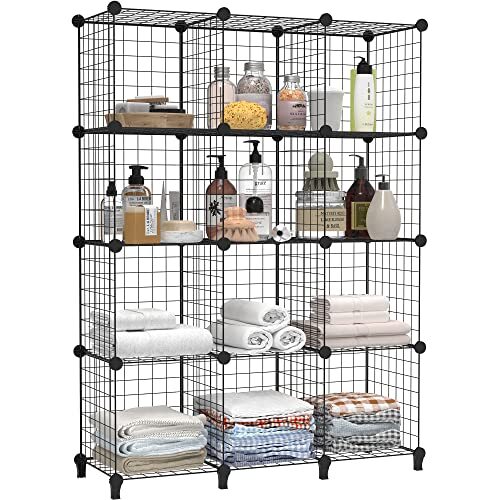 Closet Organizers And Storage 12 Storage Cubes Wire Cube Storage