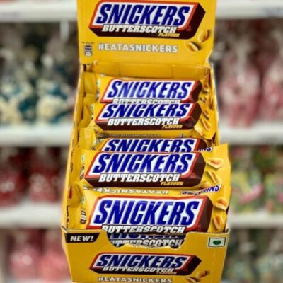 Snickers Butterscotch Chocolate bar, 30 Bars (2 B0xes), each 40g FREE FAST SHIP