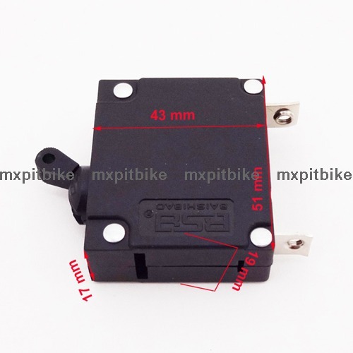 230V 30 AMP 30A Generator Circuit Breaker Hertz 50/60 37.5 Trip Amps