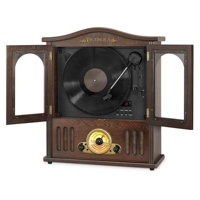 Record Player Bluetooth Stereo Home System Victrola Wall Mount CD Music Lover 