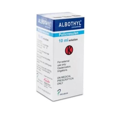Albothyl 10ml Concentrate Policresulen Antitrichomonal Candidal Agent For Thrush