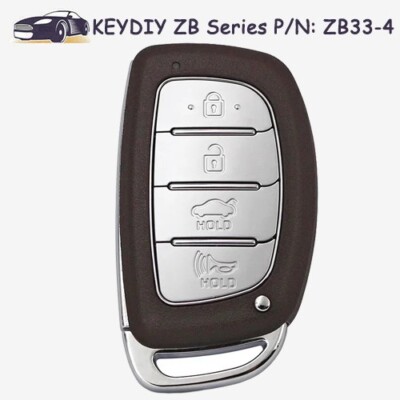 KEYDIY KD ZB SeriesZB33-4 Smart Remote Key for Hyundai Style By KD-X2 KD-MAX