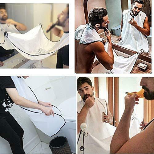 Bartschürze Schürze Bart Pflege Cape Rasur Bartrasur Barber Umhang Bartstyling