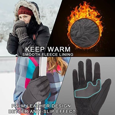 Guantes Para El Frio Hombre Mujer Invierno Nieve Pantalla Tactil Antideslizante