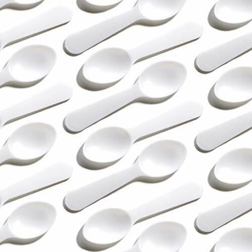 Disposable Mini Tasting Spoons Bulk Pack, White BPA-Free Plastic by Avant Grub