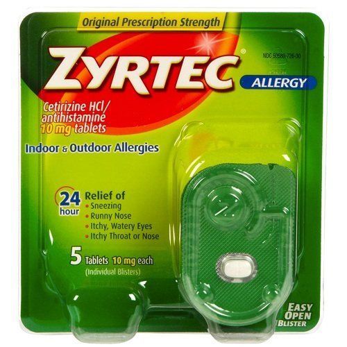 Zyrtec OTC Allergy, Sinus & Asthma Tablets