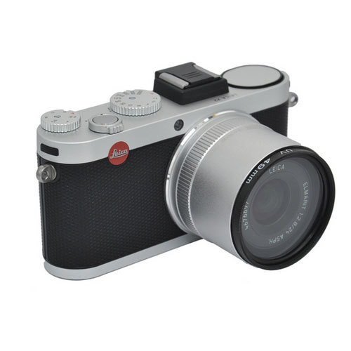 Professional Metal Lens Hood & 49mm Adapter Tube For Leica