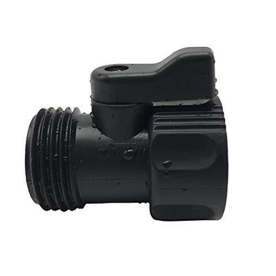 10 Pack Plastic Garden Hose Shut off Valve Water Shutoff Valve Shut-Off Ball Val