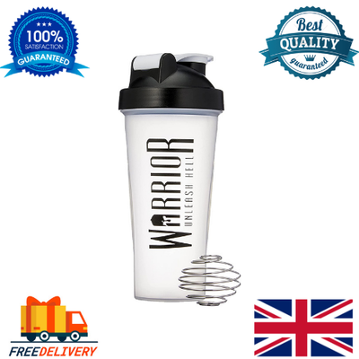 Warrior Smart Protein Shaker Protien Blender Milk Shake Drink Bottle Cup Mixer