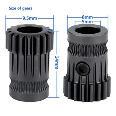 3d Printer Hardened Steel Mk3 Drive Gear Extruder Dual Gears Kit Drivegears Extr