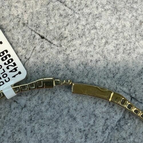 Pre-owned Morris 1.00 Carat Natural Diamond Flexible Bracelet 6.5 Inch G-h Si 18k Yellow Gold In White