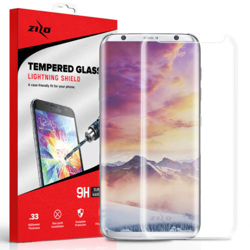 Protectores de pantalla de vidrio templado Zizo para Samsung Galaxy S8+