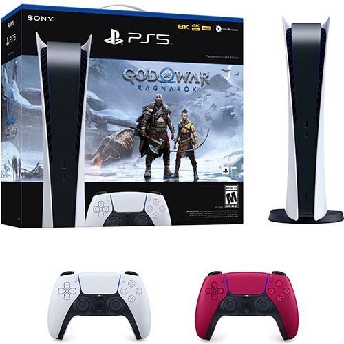 PS5 Digital Edition God of War Ragnarok Bundle + PS5 DualSense