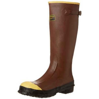 Pre-owned Lacrosse Men's Pac 16” Steel Toe Work Boot, Rust