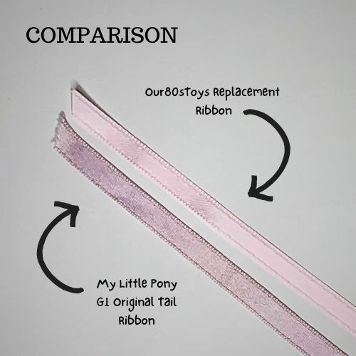 My Little Pony (MLP) G1 Replacement Tail Ribbons: 14 Colors - FREE SHIPPING!