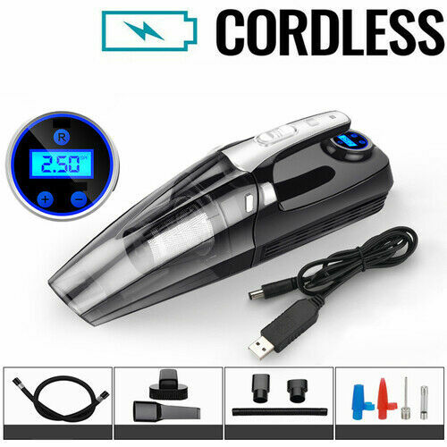 Aspirapolvere Wet/Dry Cordless Ricaricabile Portatile Auto Portatile Vac Pulizia