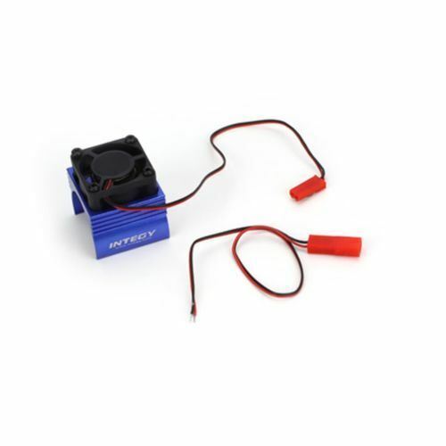 Integy Brushless Motor Heatsink Cooling Fan BLUE 1/16 ERevo Slash Summit Rally