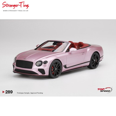 TOP SPEED 1/18 BENTLEY CONTINENTAL GT CONVERTIBLE PASSION PINK
