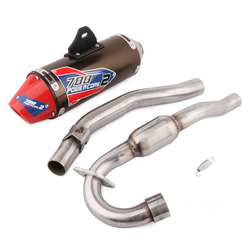 Full Slip On Exhaust Muffler Complete Exhaust System For CRF150F CRF230F 2003-13