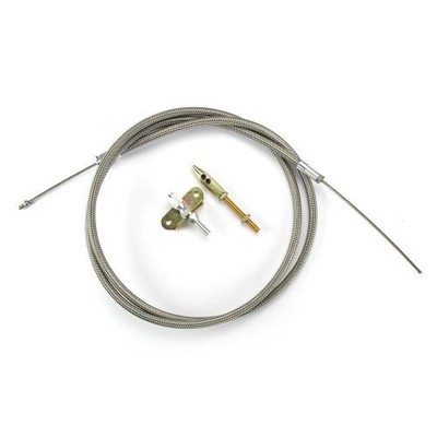 Lokar EC8001HT Emergency Brake Connector Cables, 6 ft. Long, Braided Housing NEW